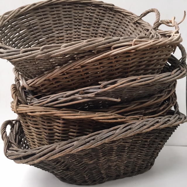 BASKET, Laundry - Medium Wicker